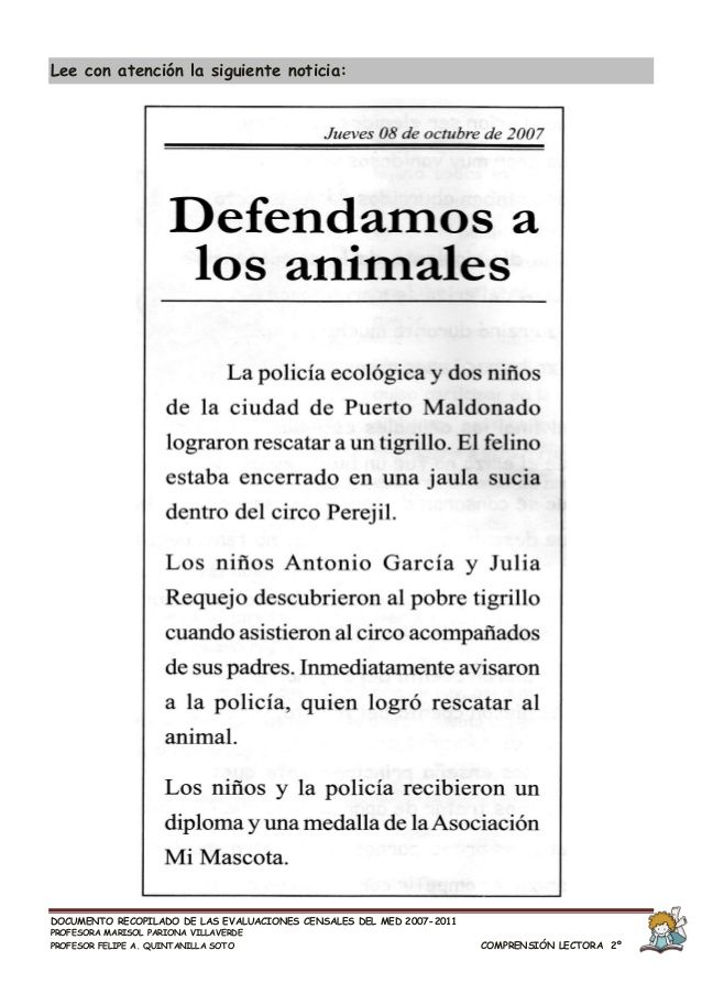 como encontrar noticias cortas para realizar tareas escolares
