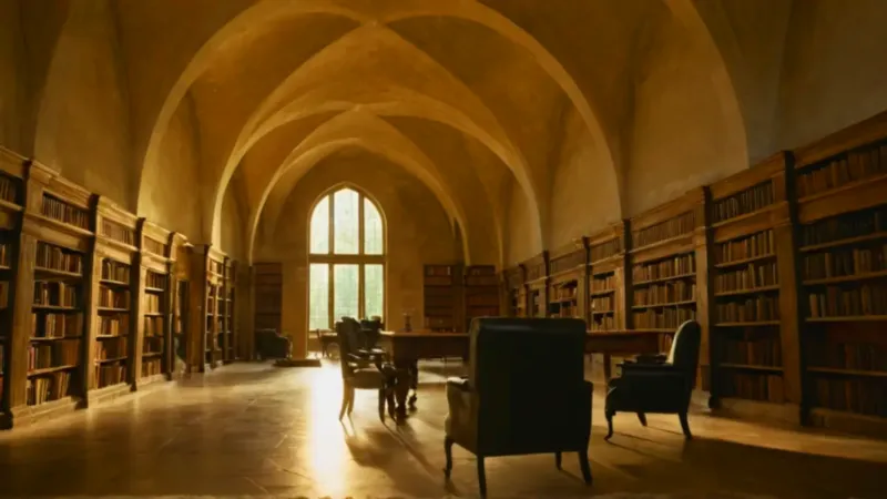 Luz y soledad en la vasta biblioteca