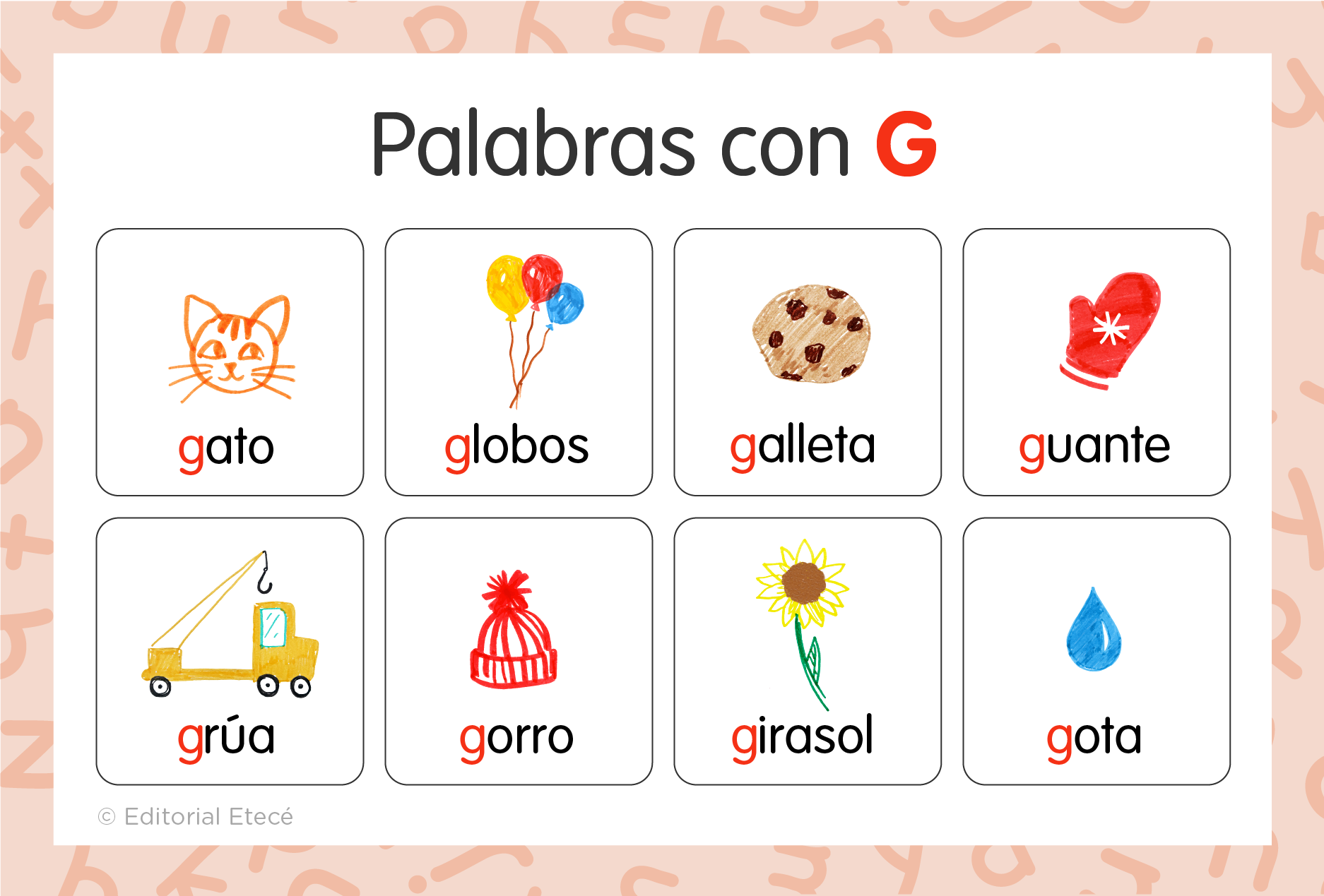 palabras con g 10 palabras con g y lista de ejemplos