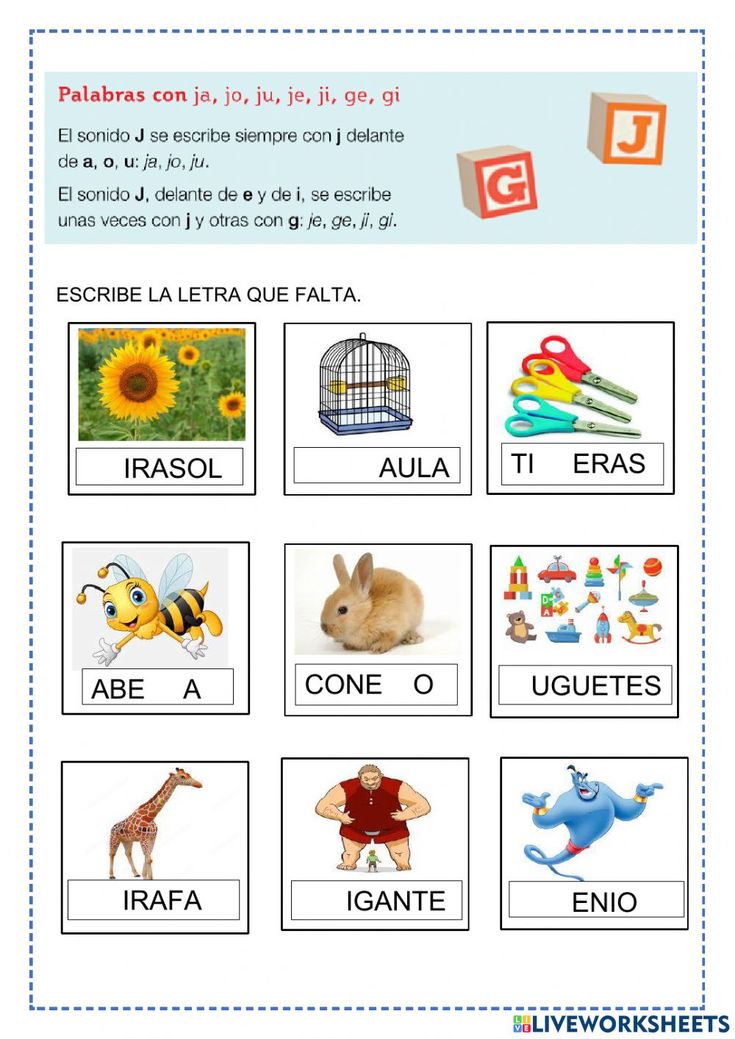 palabras ja je ji jo ju lista reglas y ejemplos de uso