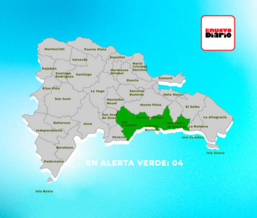 coe descontinua alerta verde en cuatro provincias por alejamiento de vaguada