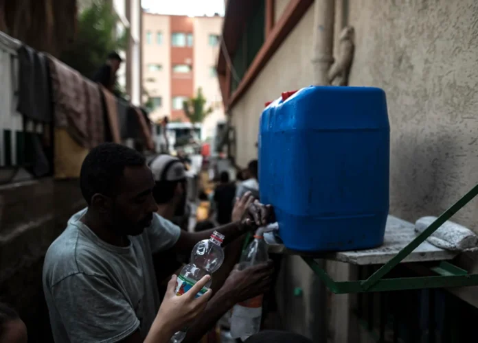 MSF denuncia uso del agua en Gaza.