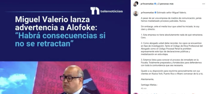 Alofoke defiende sus comentarios sobre diputada.