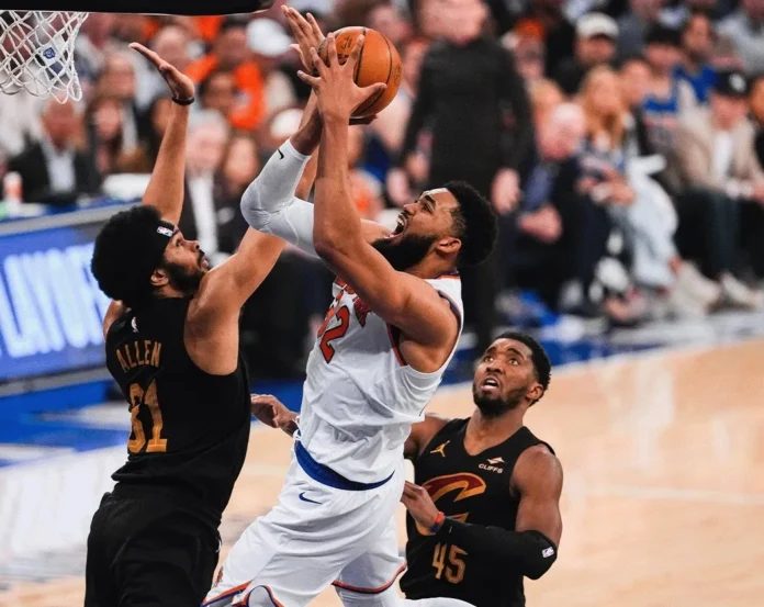 Knicks buscan barrida ante Cavaliers en playoffs