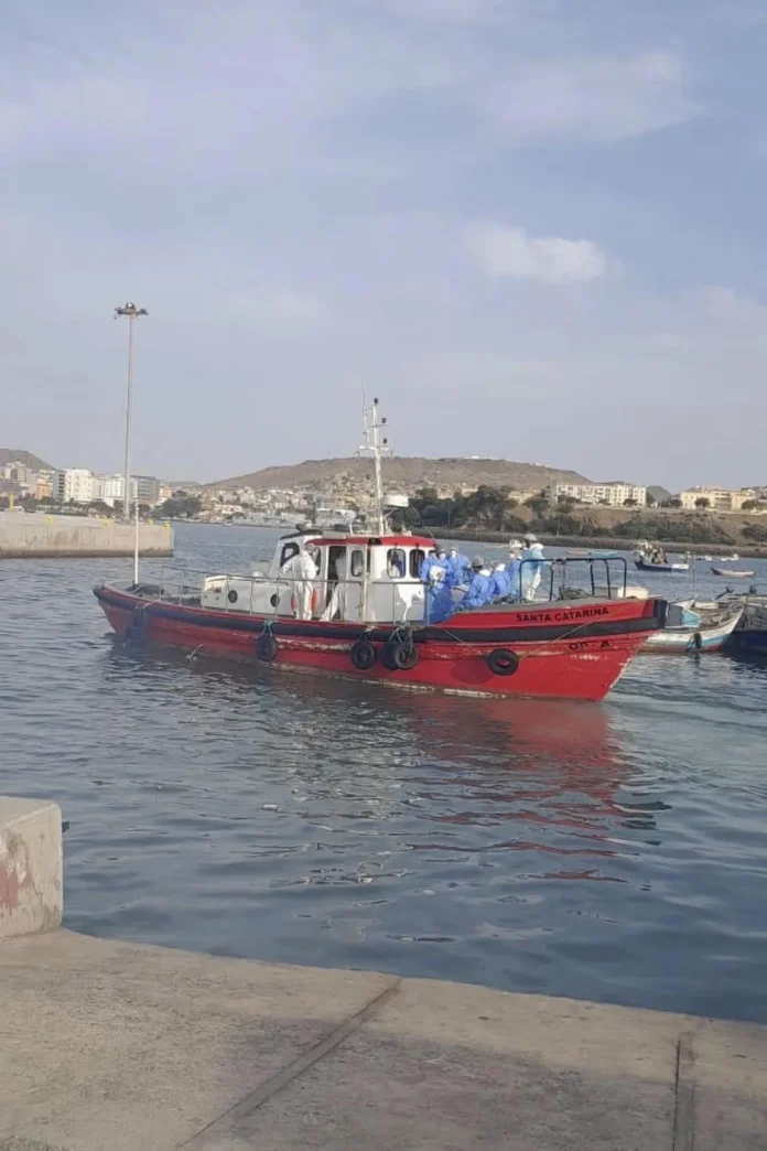 Crucero con brote de hantavirus en Canarias.
