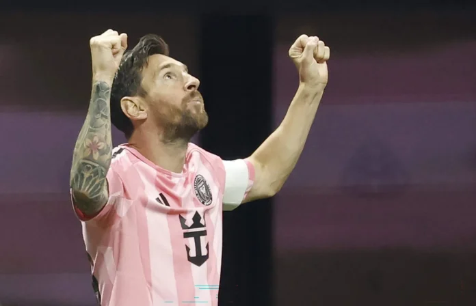 Lesión de isquiotibiales de Lionel Messi.