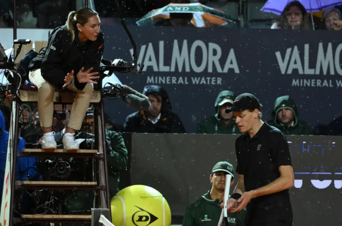 Sinner y Medvedev reanudan semifinal por lluvia