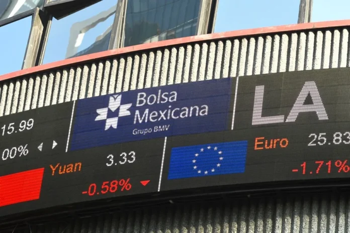 Bolsa Mexicana de Valores en alza.