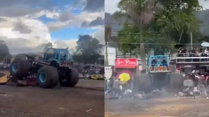 Accidente fatal de Monster Truck en Colombia.