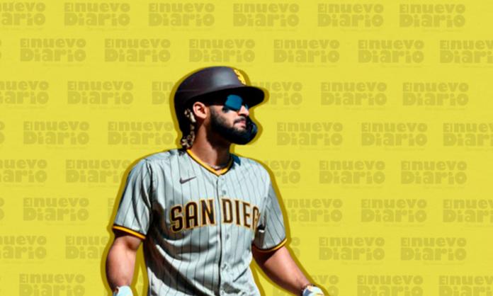 Fernando Tatis Jr. batea bien, sin jonrones.