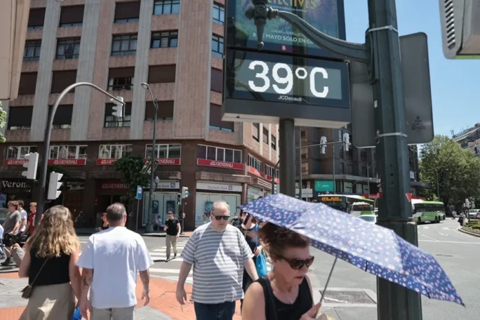 Temperaturas récord en Francia, mayo 2023.