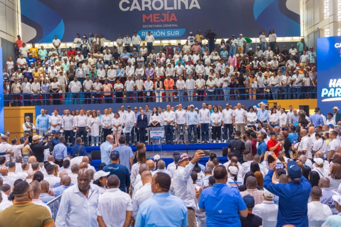 Carolina Mejía, candidata presidencial PRM 2028.