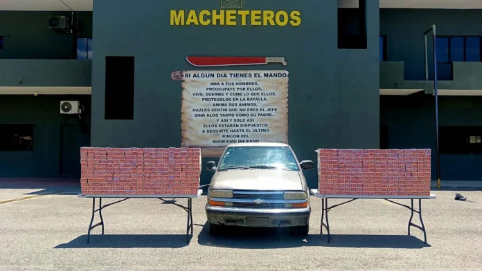Ejército decomisa cigarrillos de contrabando en Valverde.