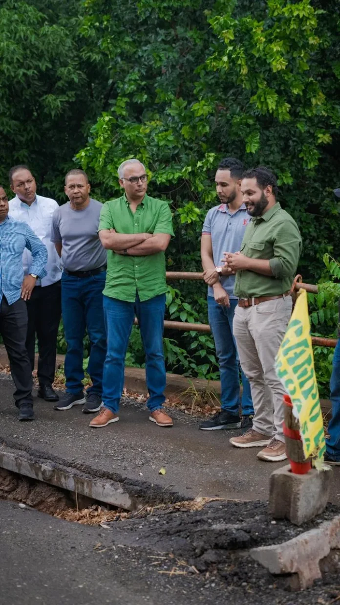 Colapso de puentes en San José de las Matas