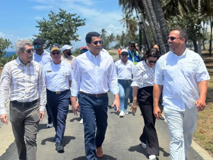 Inauguración del malecón en Santo Domingo Este