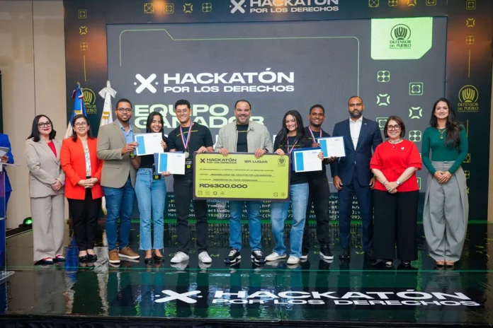Premiación del Hackatón por los Derechos.