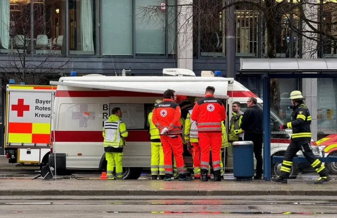 Atropello múltiple en Leipzig, Alemania.