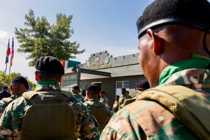 Reinauguración del puesto militar en Guayabal.