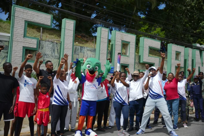 Llegada de la antorcha Juegos Santo Domingo 2026