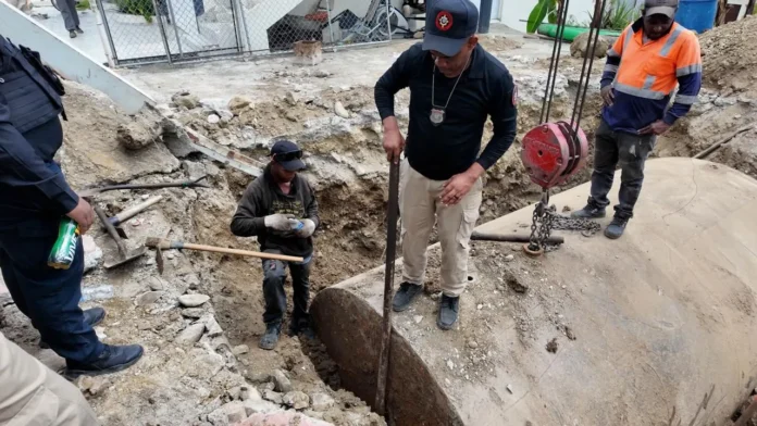 Desmantelamiento de estación clandestina de combustibles