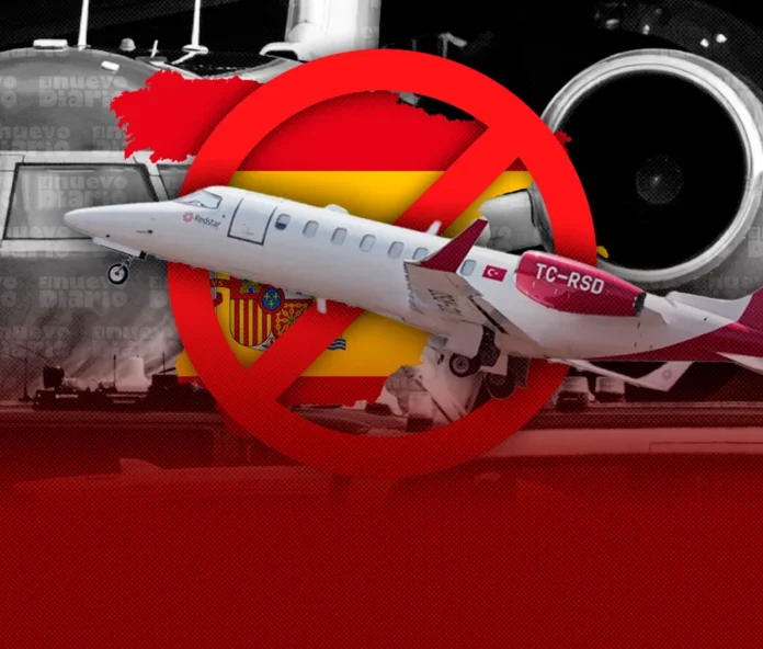 Avión con pacientes de hantavirus en España