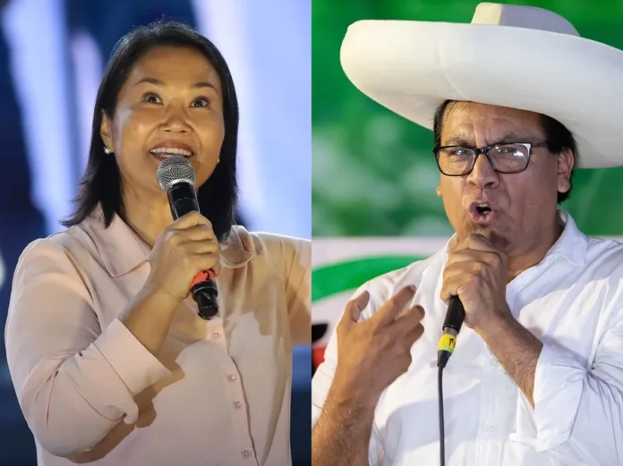 Keiko Fujimori lidera balotaje presidencial en Perú