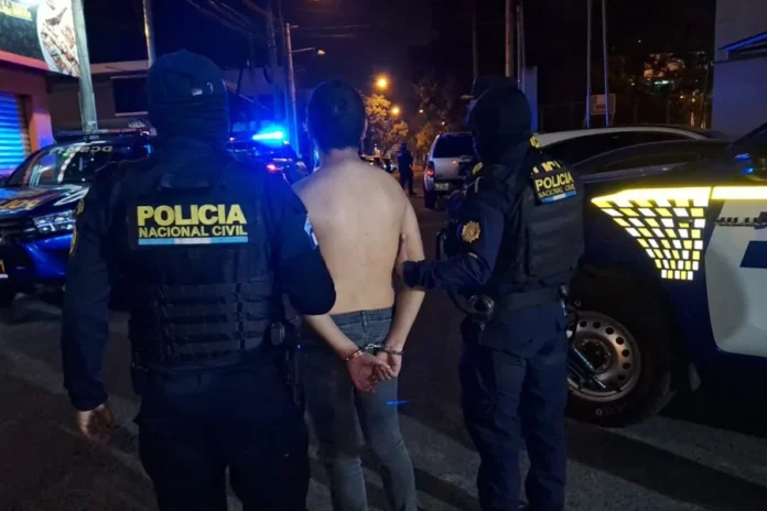 Detención de sospechosos en Guatemala.