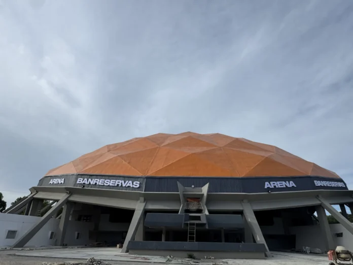Inauguración de la Arena Banreservas en junio.
