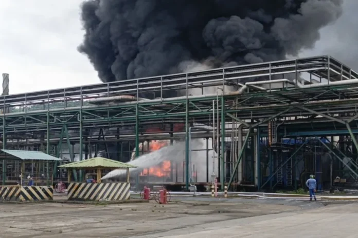 Incendio en depósito de combustible en Chad