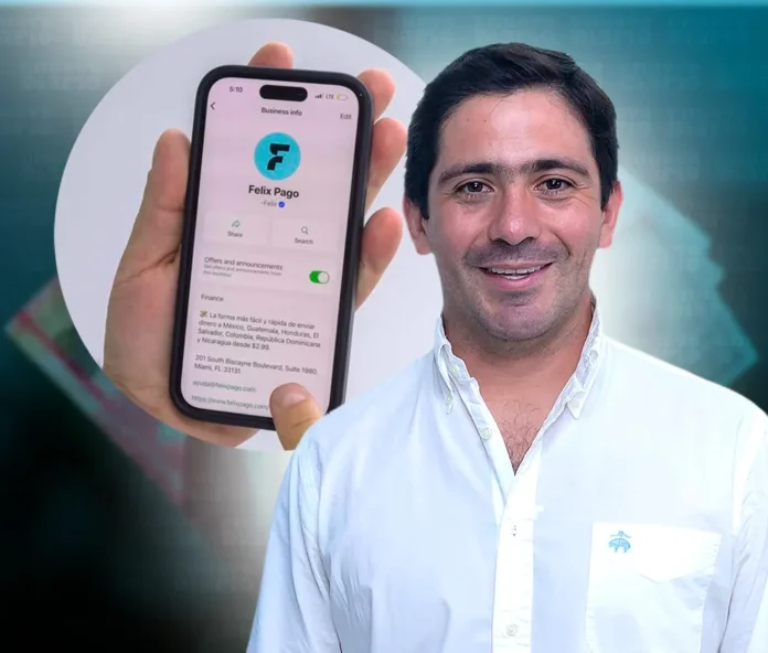 Félix Pago envía remesas por WhatsApp.