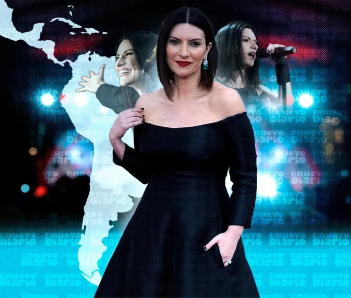 Laura Pausini emocionada por su próximo concierto.