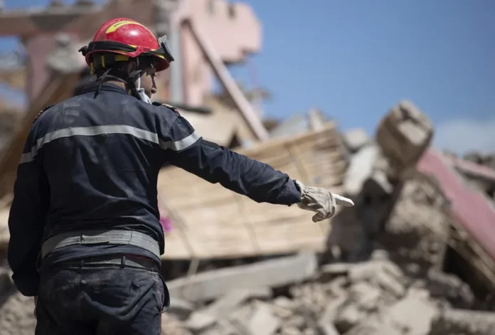 Derrumbe de edificio en Marruecos, tragedia.