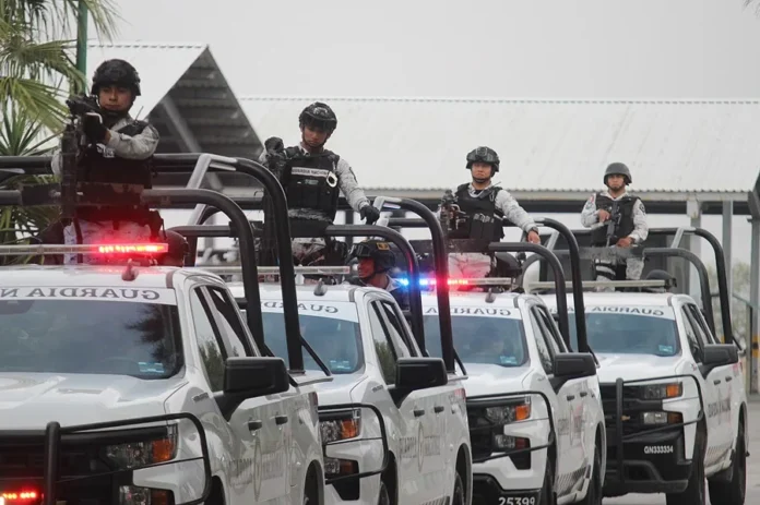 Detención de delincuentes en Morelos, México.