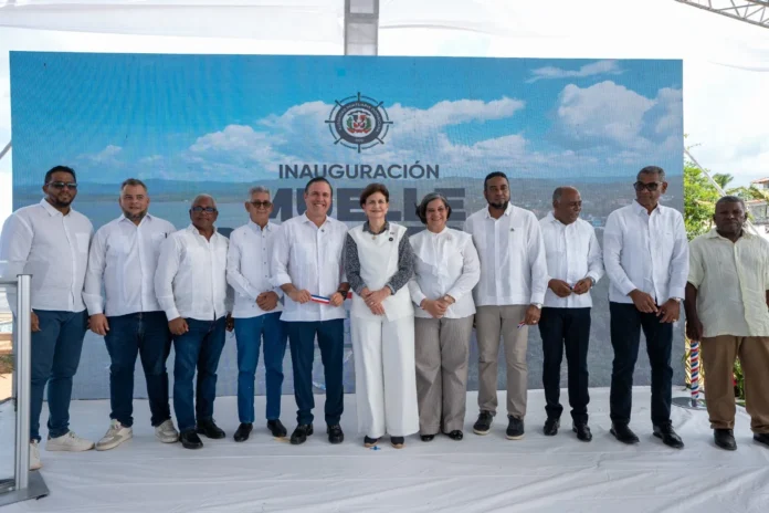 Inauguración del muelle pesquero en Sabana de la Mar.