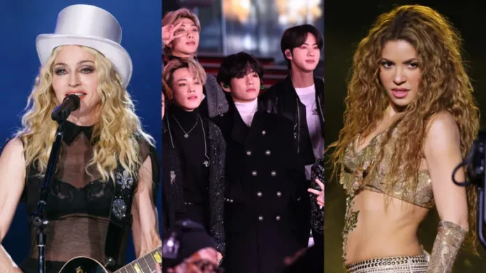 Shakira, Madonna y BTS en Mundial 2026