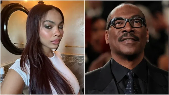 Bella Murphy y Eddie Murphy en entrevista.