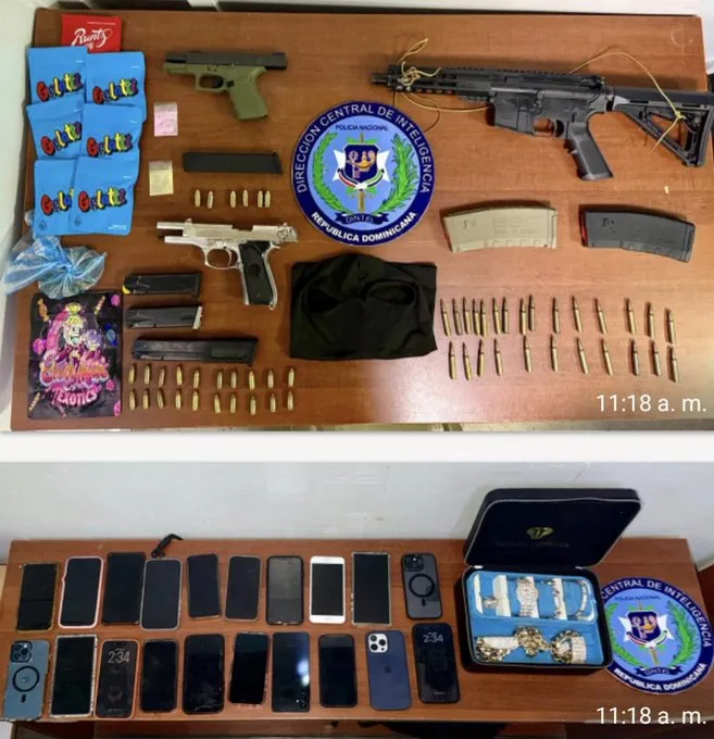 Policía Nacional detiene 17 personas en Santiago