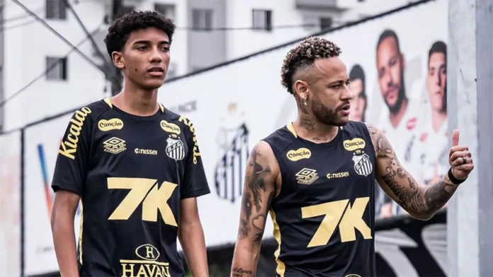 Pelea entre Neymar y Robinho Jr. en Santos
