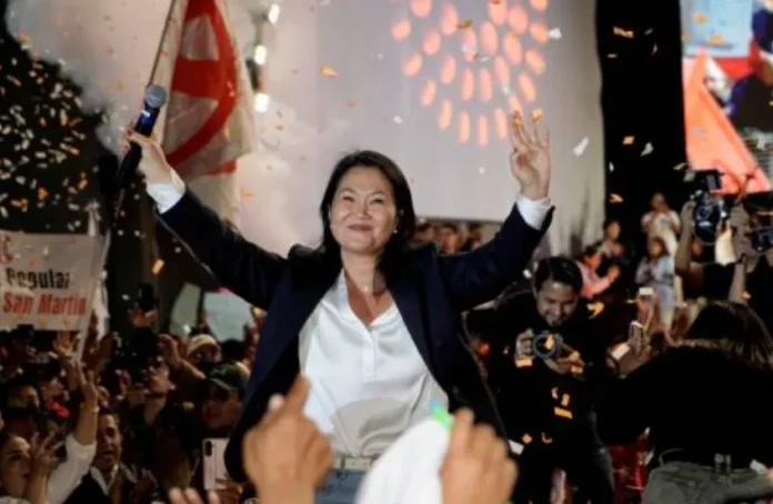 Marcha en Lima contra Keiko Fujimori
