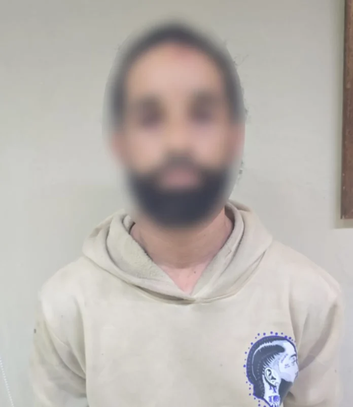 Captura de ladrón de cadena en Santiago