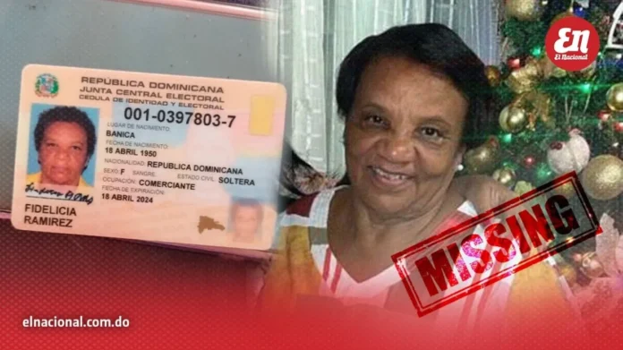 Señora de 76 años desaparecida en DN.