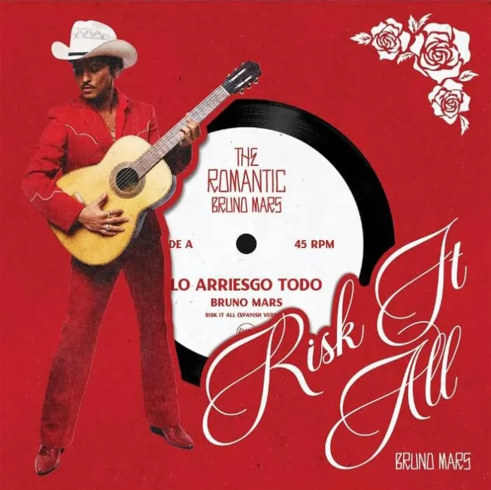 Bruno Mars lanza nueva canción y vinilo.