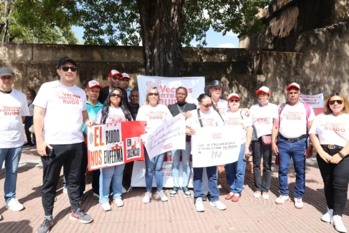 Protesta contra contaminación sónica en barrios.