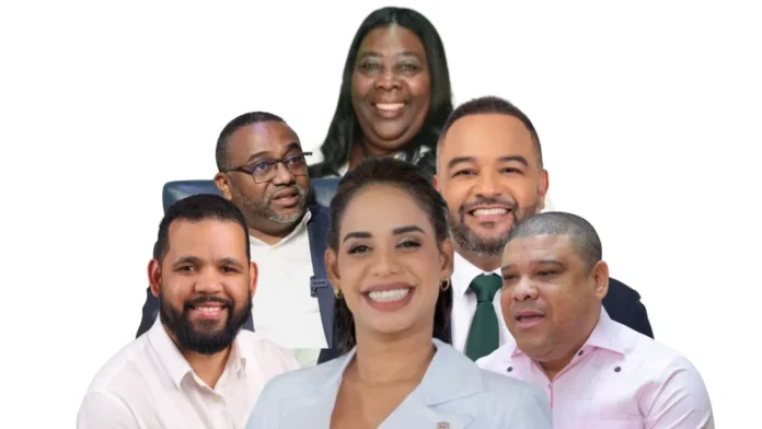 Dirigentes políticos para alcaldía 2028.