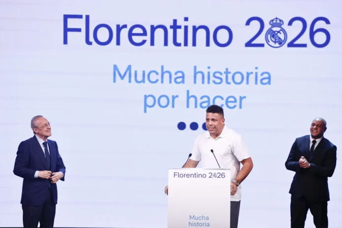 Ronaldo apoya a Florentino Pérez en campaña