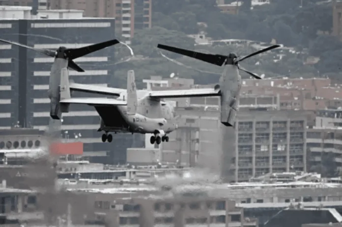 Simulacro de evacuación en Caracas, EE. UU.