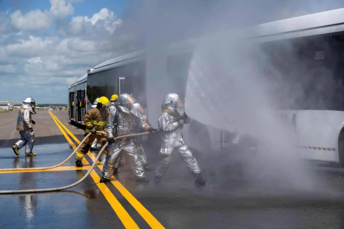 Simulacro de seguridad en Aeropuerto Punta Cana