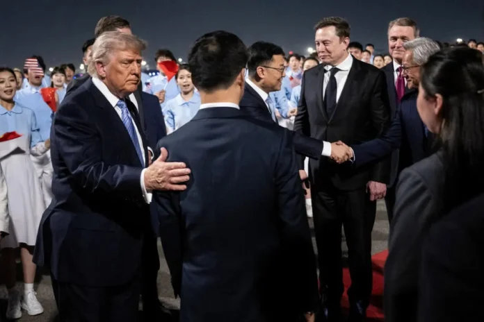 Trump en China para abrir mercados estadounidenses