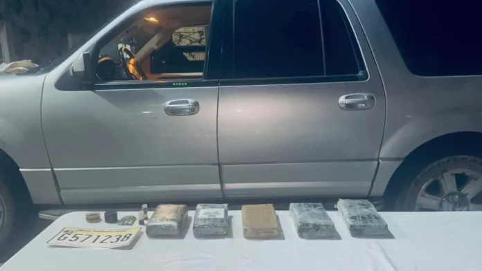 Incautación de cocaína en Pedernales.