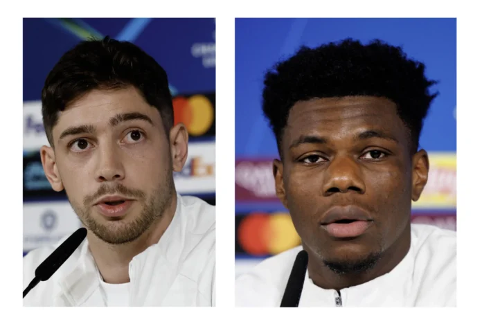 Real Madrid multa a Valverde y Tchouameni.